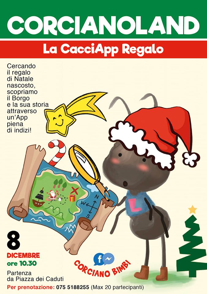 corcianoland cacciapp regalo